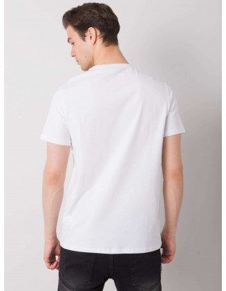 Balti Marškinėliai Vyriški drabužiai