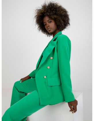 Žalias švarkas Moteriški drabužiai
