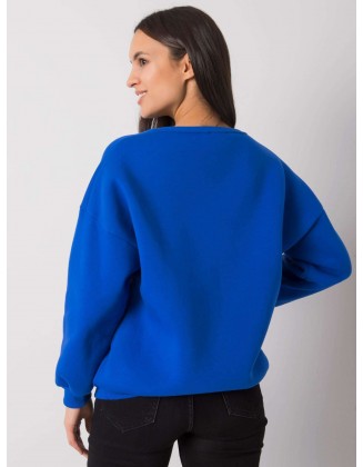 Ryškiai mėlynas Džemperis Megztiniai