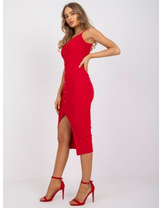 Raudona suknelė Suknelės