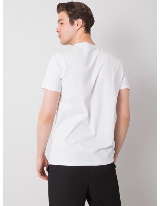 Balti Marškinėliai Vyriški drabužiai
