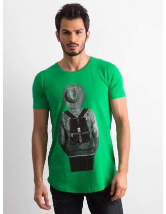 Žali Marškinėliai Vyriški drabužiai