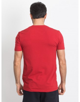 Raudoni Marškinėliai Vyriški drabužiai
