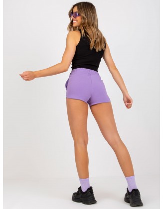 Violetinės spalvos Šortai Moteriški drabužiai