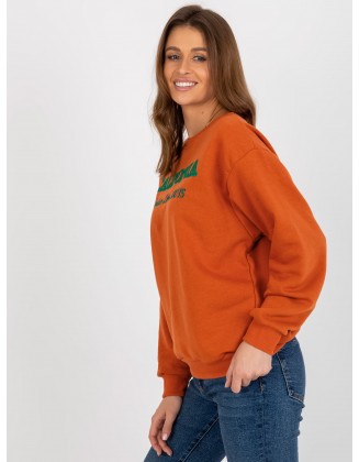 Tamsiai oranžinis Džemperis Megztiniai