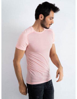 Šviesiai rožiniai Marškinėliai Vyriški drabužiai