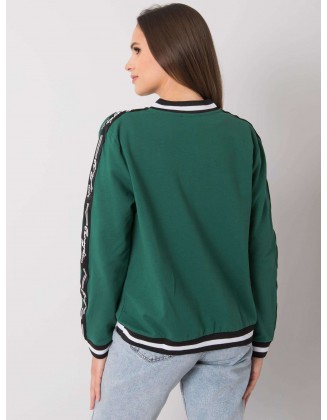 Tamsiai žalias Džemperis Moteriški drabužiai